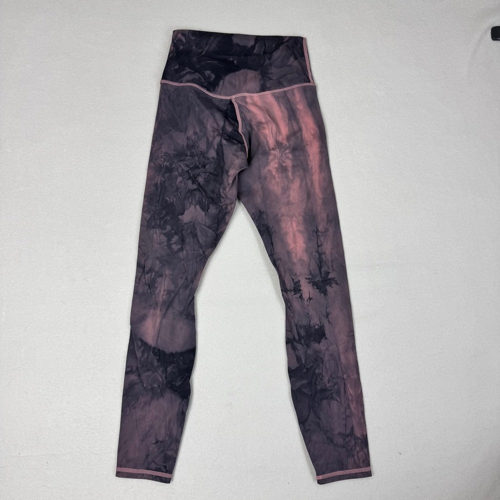 Lululemon Align/Wunder Under Leggings Purple Pink Tie‎ Dye Marble 24 Inch Inseam